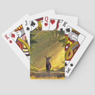 buck Deer Poker Cards