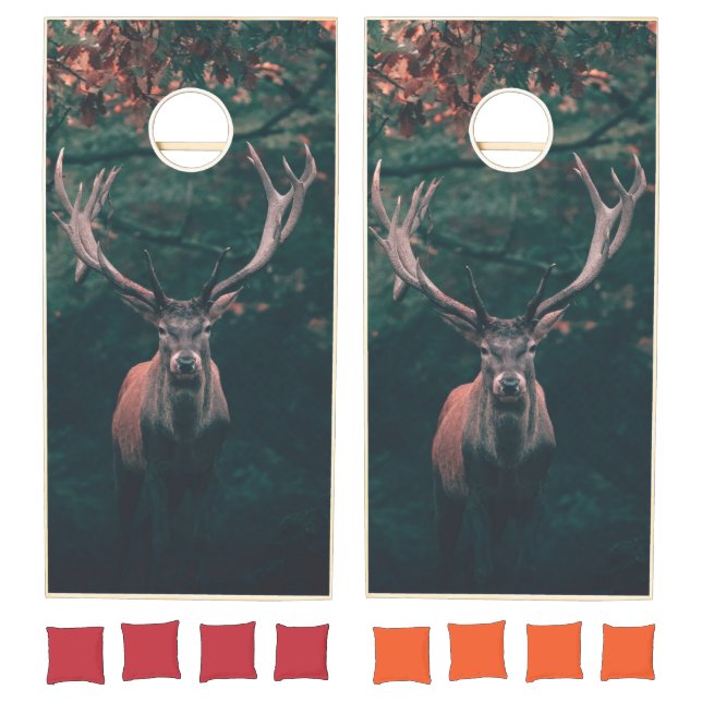 Buck Deer Wild Animal Cornhole Set (Set)