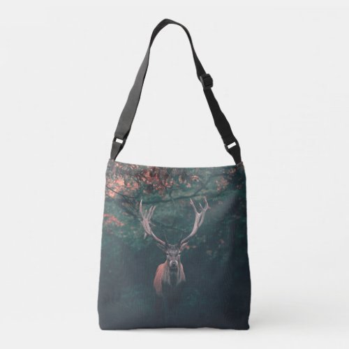 Buck Deer Wild Animal Crossbody Bag