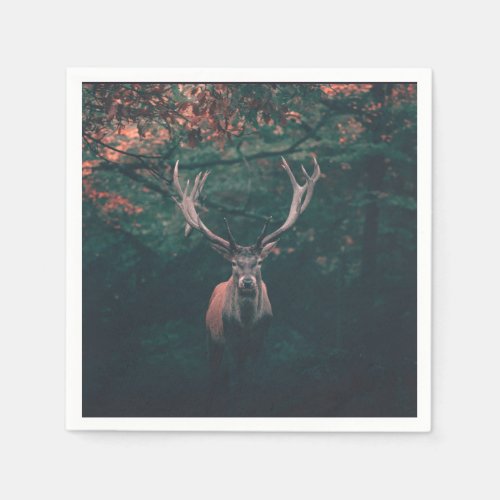 Buck Deer Wild Animal Napkins