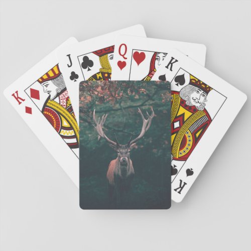 Buck Deer Wild Animal Poker Cards