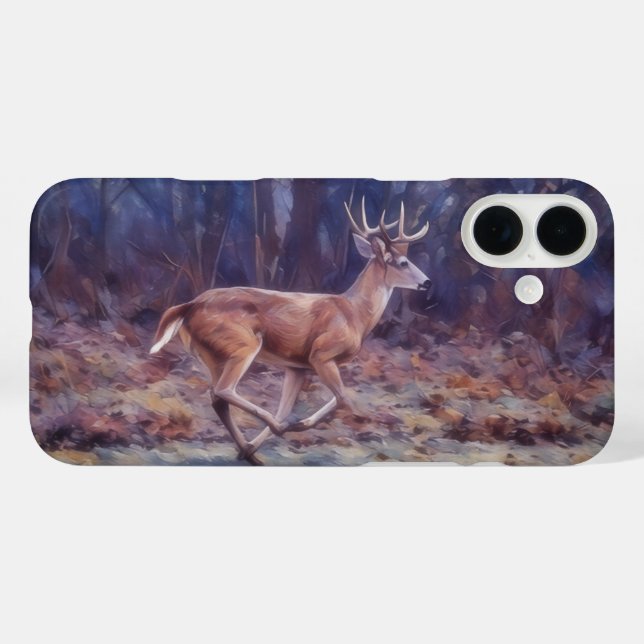 Buck Deer Wild Deer Art IPhone Case (Back (Horizontal))