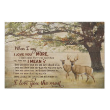 Buck&Doe When I Say I Love You Wedding Gifts