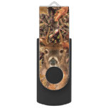 Buck Fall Camouflage White Tail Deer On A Usb Flash Drive at Zazzle