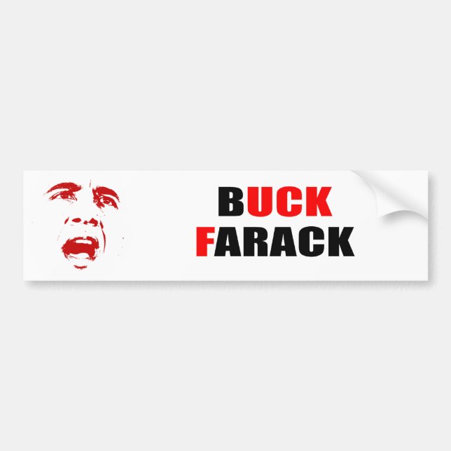 Buck Farack Bumper Sticker (Front)