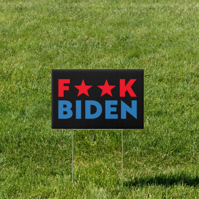 Buck Fiden funny anti Biden pro Trump Sign (Insitu)