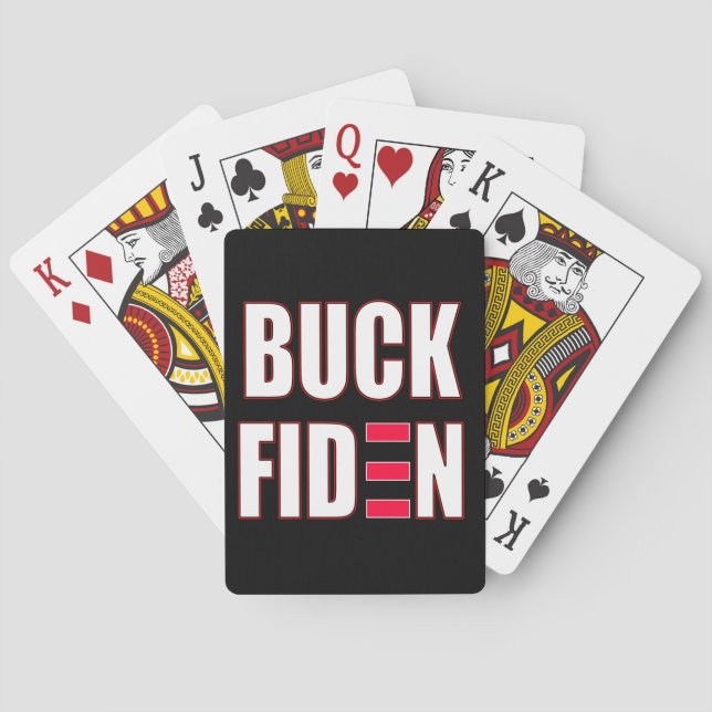 Buck Fiden Poker Cards (Back)
