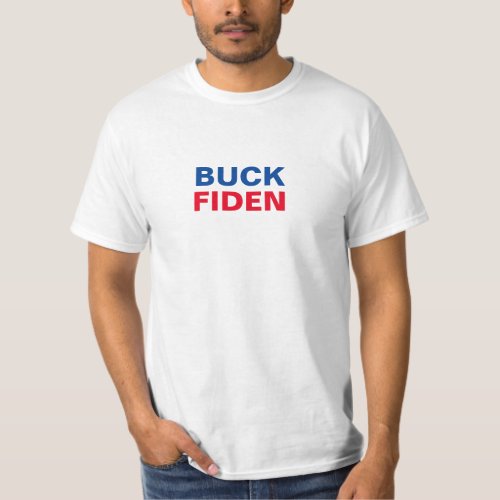 Buck Fiden text printed T_Shirt