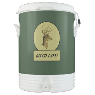 Buck Head Dark Green Beverage Cooler