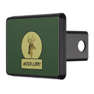 Buck Head Dark Green Truck Hitch Cover