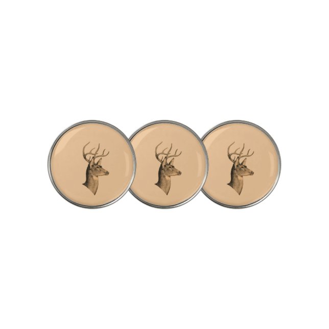 Buck Head Golf Ball Markers (3 Up)