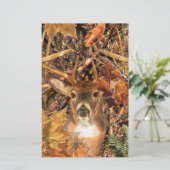Buck in Camo White Tail Deer (Standing Front)