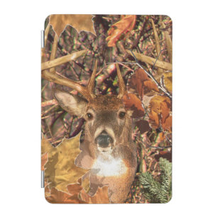 Buck in Camouflage White Tail Deer iPad Mini Cover