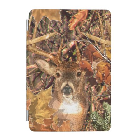 Buck In Camouflage White Tail Deer Ipad Mini Cover