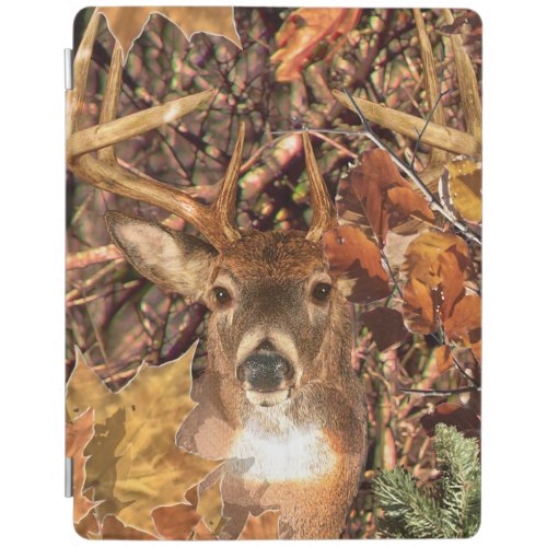 Buck in Camouflage White Tail Deer iPad Smart Cover