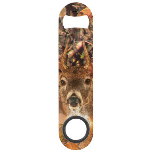 Buck in Fall Camo White Tail Deer Bar Key
