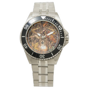 Buck in Fall Camo White Tail Deer Watch