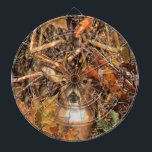 Buck in Hunter Camo White Tail Deer Dartboard<br><div class="desc">A Deer Head Energy Spirit design. A white tail antlers buck trophy visual composition on hunter Fall camouflage that is sure to make an impression on or off the trails. We also carry a wide selection of custom embroidered caps to complete your quest for that something special.</div>