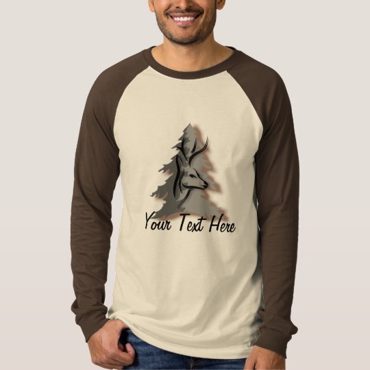 Buck in the Woods Custom Personalized Slogan T-Shirt