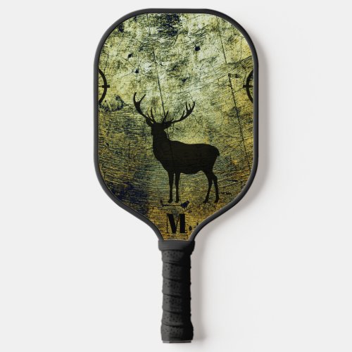 Buck in the Woods Modern Monogram Pickleball Paddle