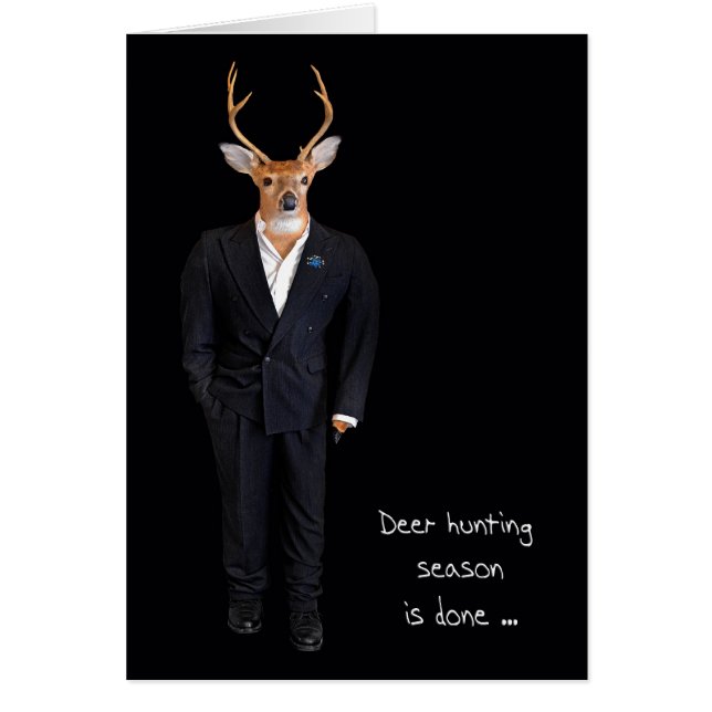 Buck in tuxedo cards (Front)