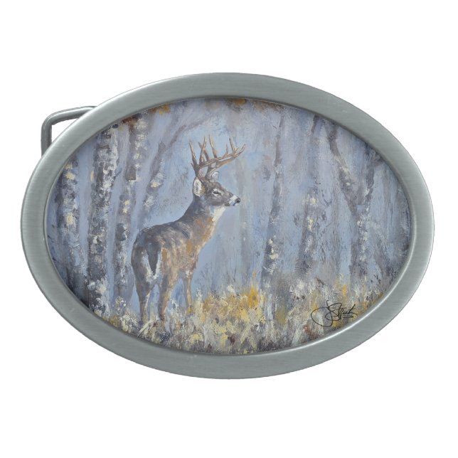 Buck Meadow Belt Buckle (Front)