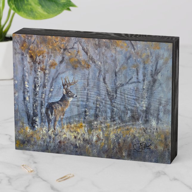 Buck Meadow Wooden Box Sign (In Situ Horizontal)