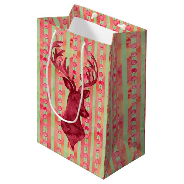 Buck Medium Gift Bag (Front Angled)