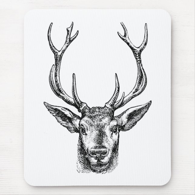 Buck of a Deer Mouse Pad (Front)