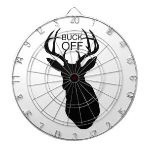 buck off dartboard with darts