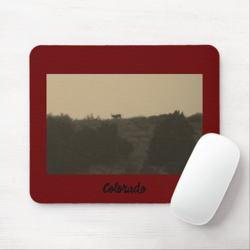Buck On The Mountain Mouse Pad