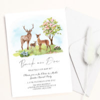 Buck or Doe Deer Spring Floral Gender Reveal