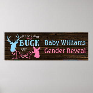 Deer Antler Details about   Baby Shower Koozies Decorations Buck Or Doe Gender Reveal 90002 