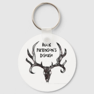Buck Parkinson's Disease Keychain