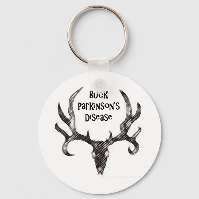Buck Parkinson's Disease Keychain (Front)