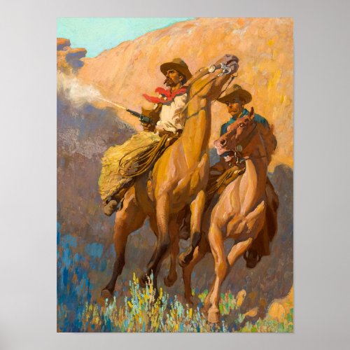 Buck Peters Ranchman by Maynard Dixon Poster