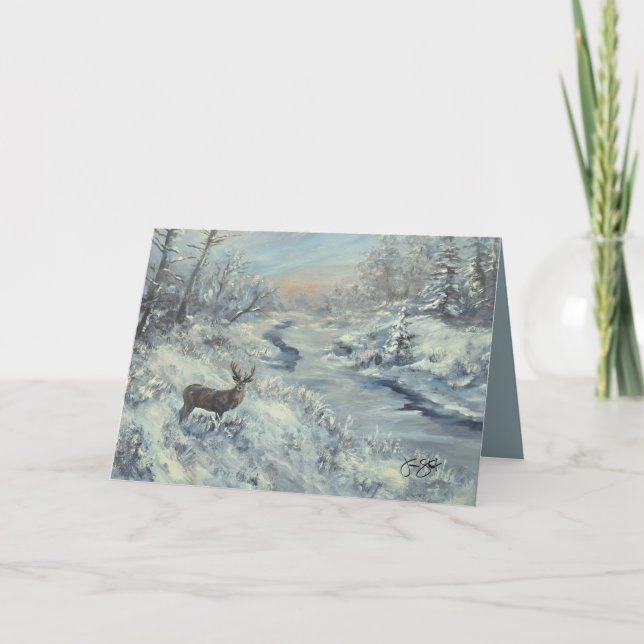 Buck River Holiday Card (Front)