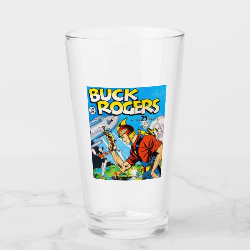Buck Rogers comic t_shirt Glass