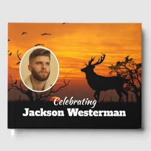 Buck Silhouette at Sunset Memorial  Guest Book