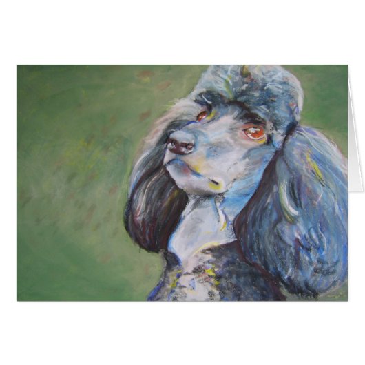 Buck, Standard Poodle Cards (Front Horizontal)