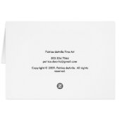 Buck, Standard Poodle Cards (Back Horizontal)