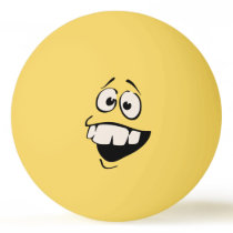 Buck Teeth Face Ping Pong Ball Buck Teeth Face Ping Pong Ball