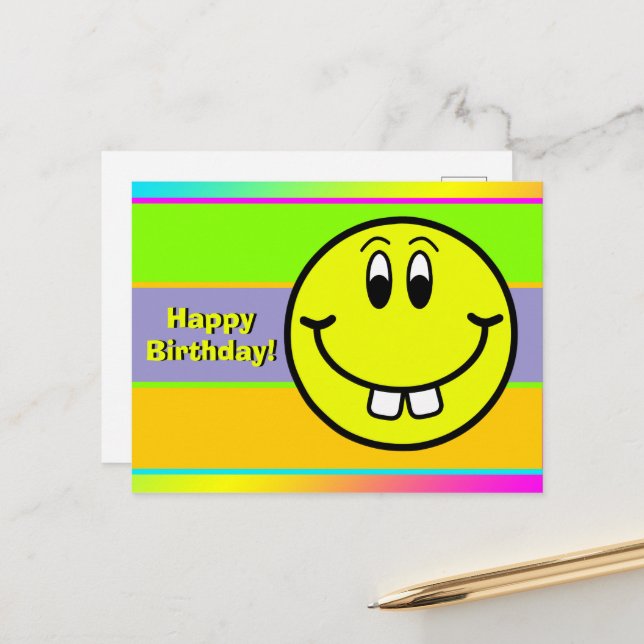 Smile♡ Cubic Zirconia Smile Pendant Necklace - SamsBeauty