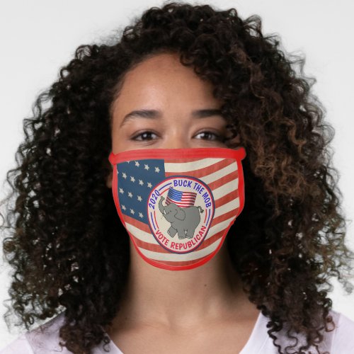 Buck The Mob Vote Republican Face Mask