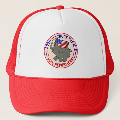 Buck The Mob Vote Republican Trucker Hat