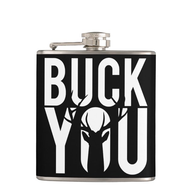 Buck you flask (Front)
