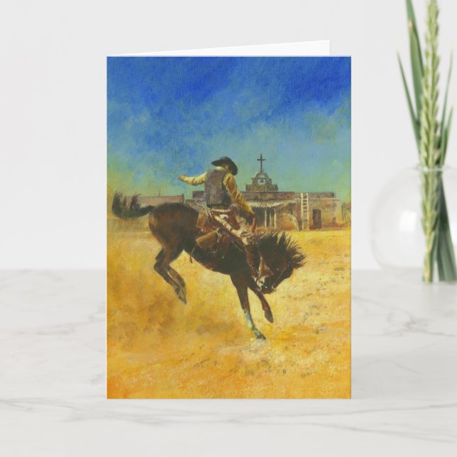 Buckaroo Greetings Card (Front)
