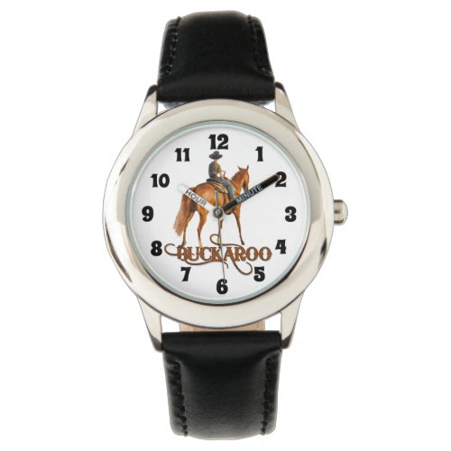 Buckaroo Little Cowboy Western Theme for Boys Watch