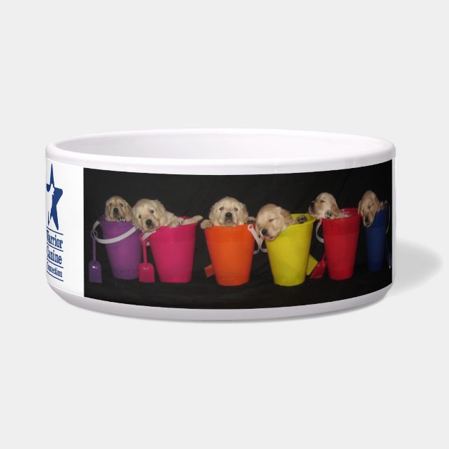 Bucket and Pawprint Bowl (Left)