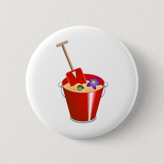 Bucket and Spade Button (Front)